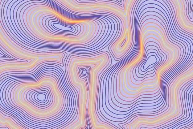 线条等高线背景