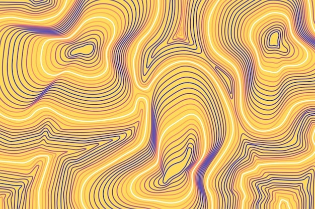 线条等高线背景