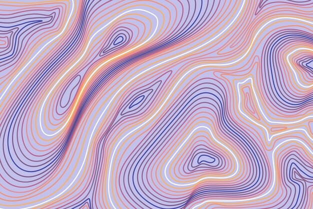 线条等高线背景