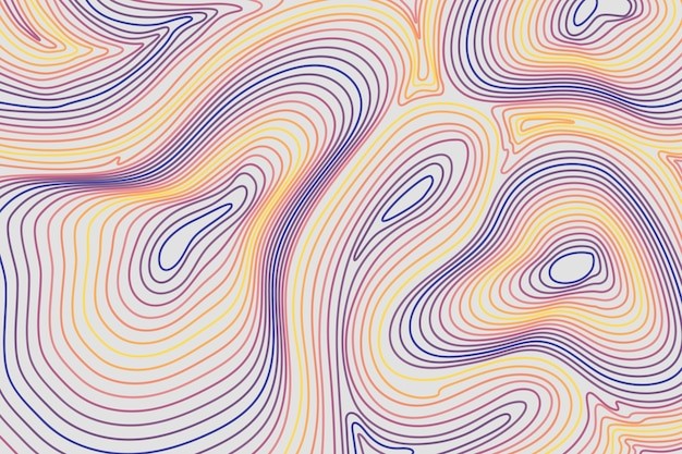 线条等高线背景