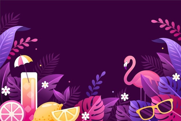 热带阔叶植物叶子树叶背景