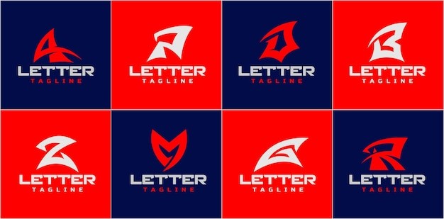 抽象字母标志logo