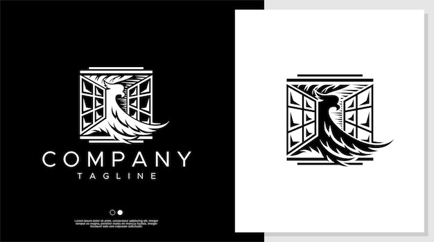 老鹰窗户标志logo