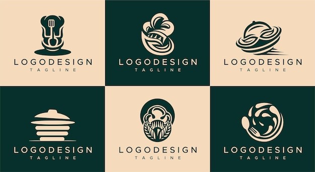 厨师素食烹饪餐厅标志logo