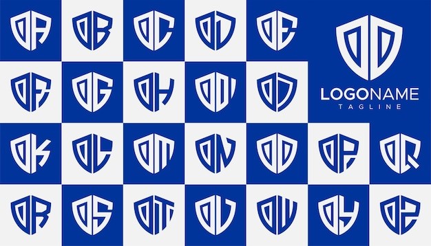 盾牌字母o标志logo