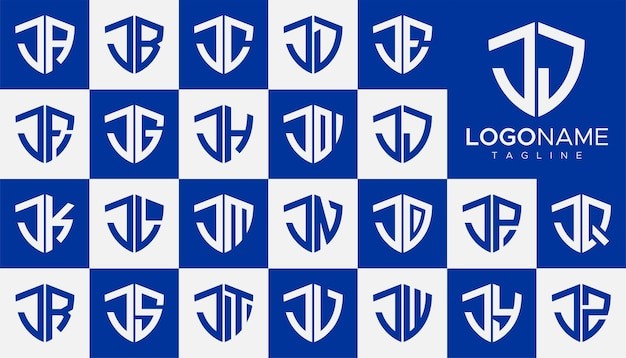 六边形字母j标志logo