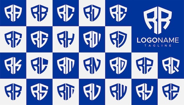 盾牌字母r标志logo