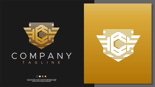 字母c翅膀标志logo