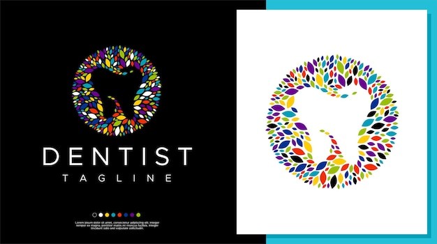 牙齿牙医牙科标志logo