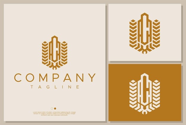 抽象几何图形房屋建筑标志logo