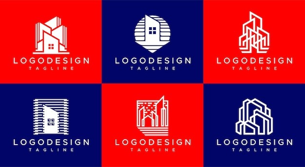 房屋建筑地产标志logo