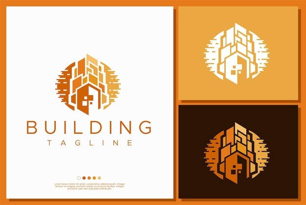 房屋建筑地产标志logo