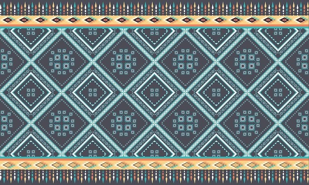 地毯格子花纹无缝花纹