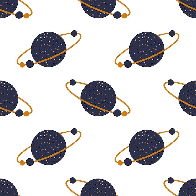 星球无缝花纹