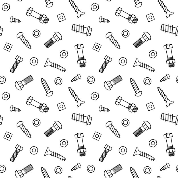 螺丝钉无缝花纹