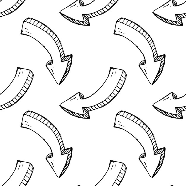 箭头无缝花纹