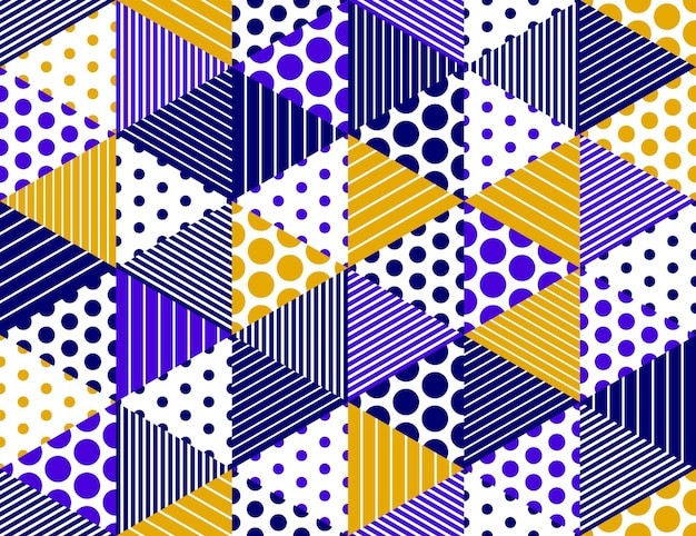 3d无缝多边形立体几何贴图花纹