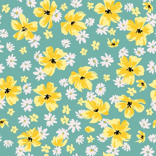 菊花雏菊花朵无缝贴图花纹