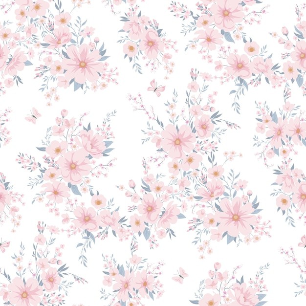 花卉花朵无缝贴图花纹