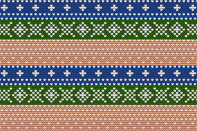 圣诞节毛衣编织纹样无缝贴图花纹