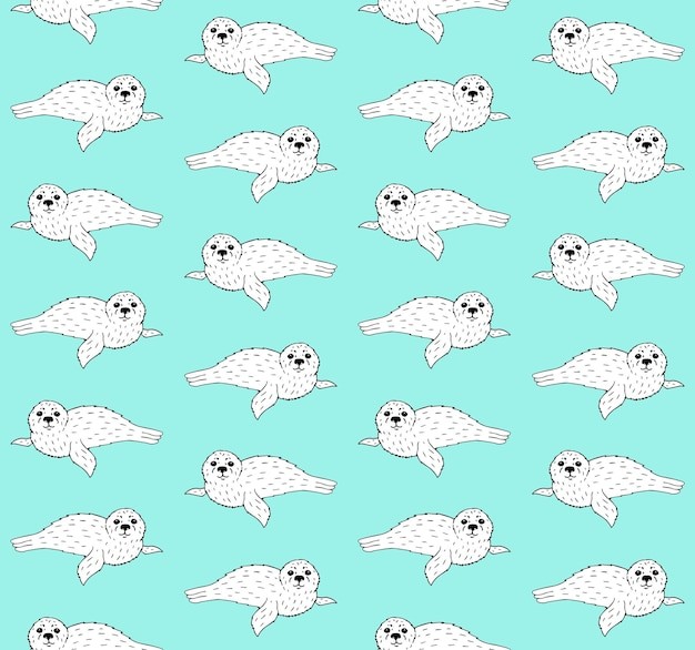 卡通海报无缝贴图花纹