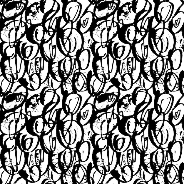 杂乱墨迹线条划痕无缝贴图花纹