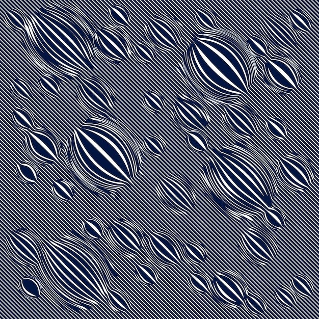 光学视错觉条纹欧普艺术无缝贴图花纹