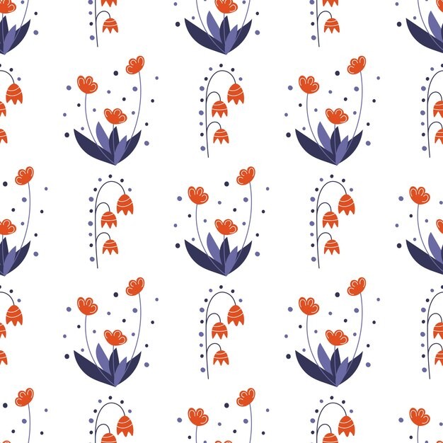 花朵花卉无缝贴图花纹图案