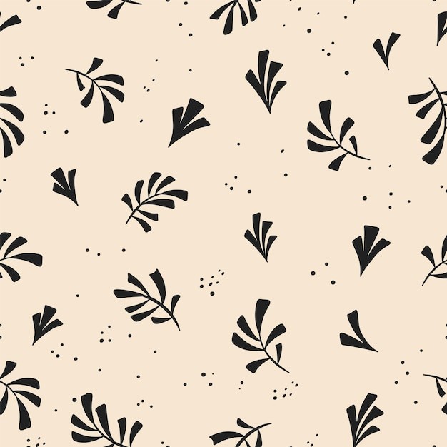 叶子无缝贴图花纹图案