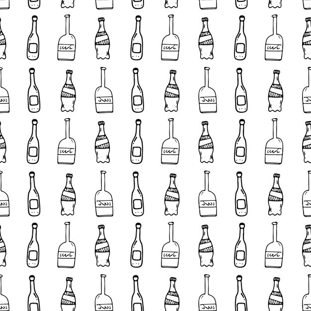 玻璃瓶子无缝贴图花纹图案