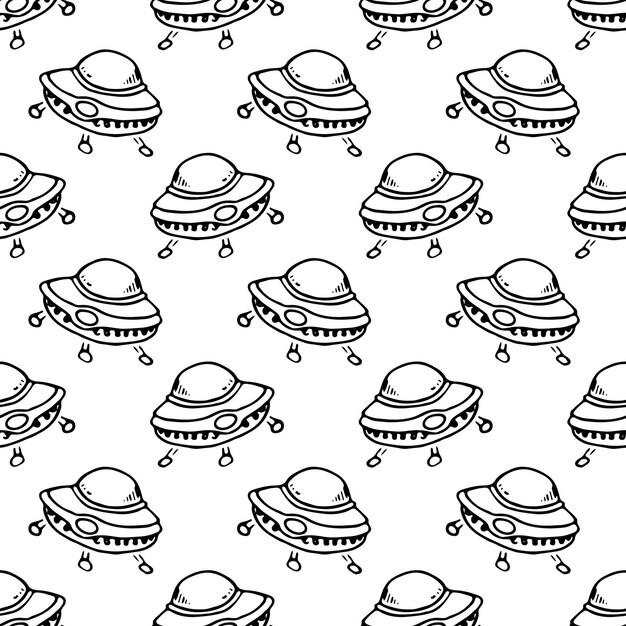 飞碟ufo无缝贴图花纹图案