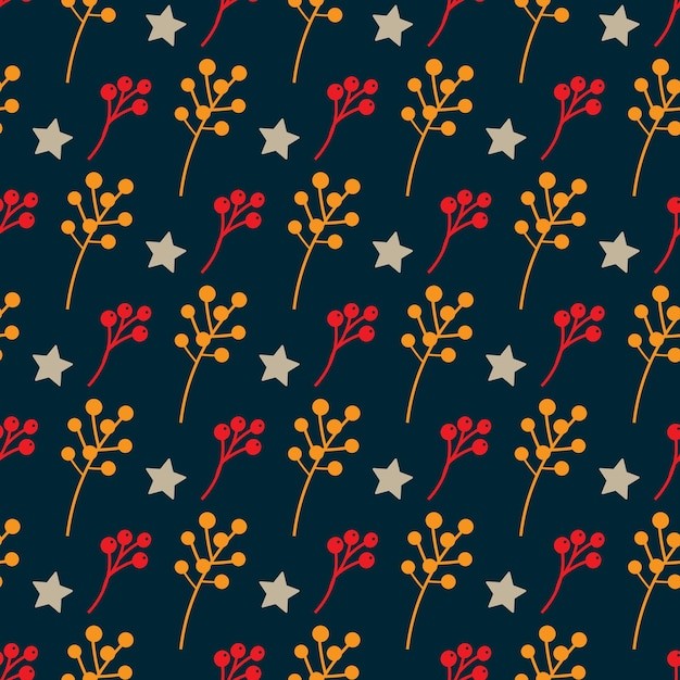 植物花朵无缝贴图花纹图案