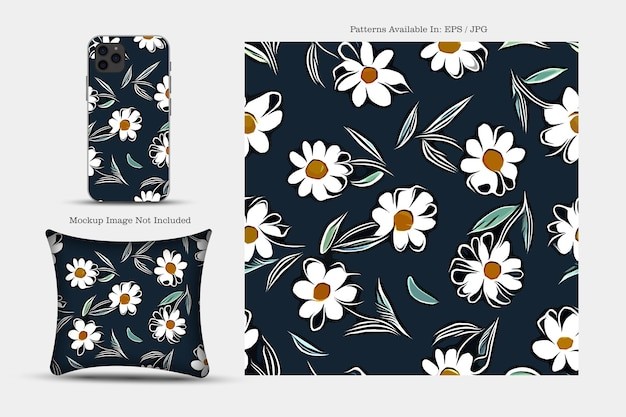 纺织品壁纸抱枕印花无缝贴图花纹图案