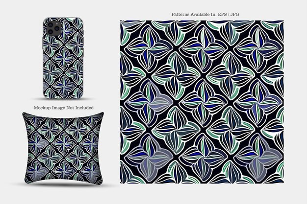 纺织品壁纸抱枕印花无缝贴图花纹图案