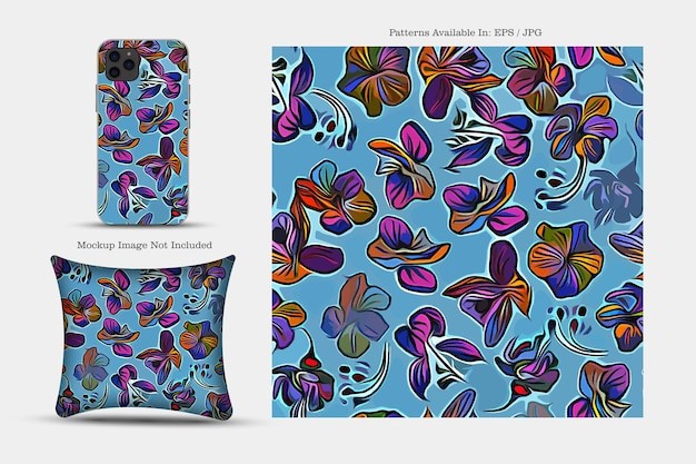 纺织品壁纸抱枕印花无缝贴图花纹图案