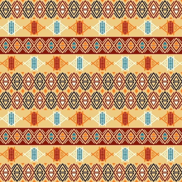 异域部落民族无缝贴图花纹图案