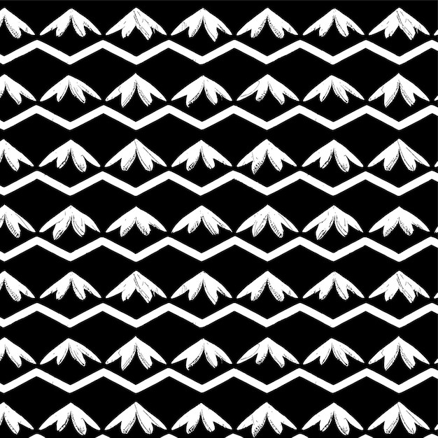 黑白纺织面料黑白无缝贴图花纹图案