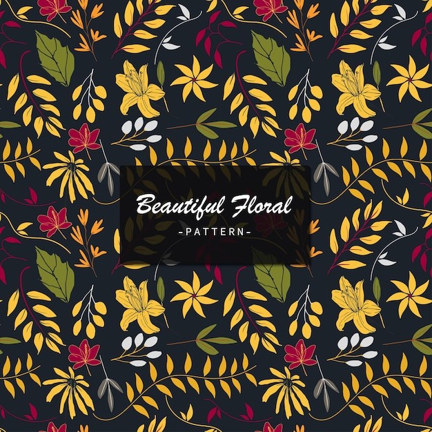 植物叶子无缝贴图花纹图案