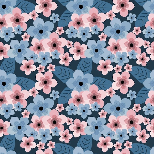 异国情调的福禄考花无缝贴图花纹图案