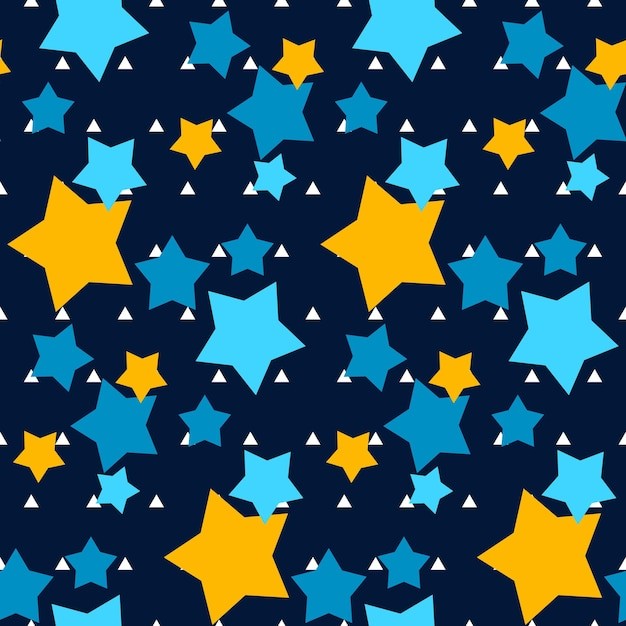 星星无缝贴图花纹图案