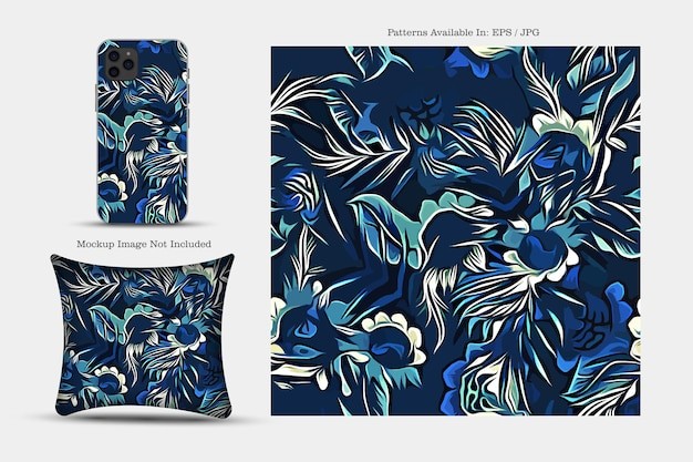 纺织品壁纸抱枕印花无缝贴图花纹图案