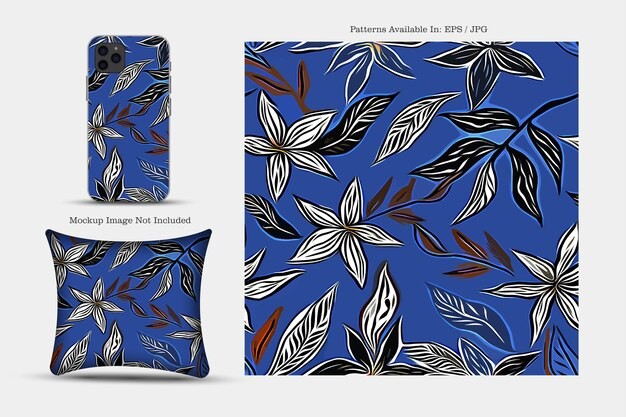 纺织品壁纸抱枕印花无缝贴图花纹图案