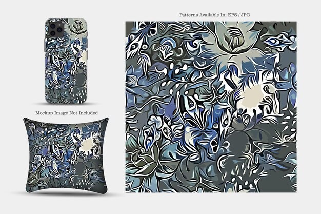 纺织品壁纸抱枕印花无缝贴图花纹图案