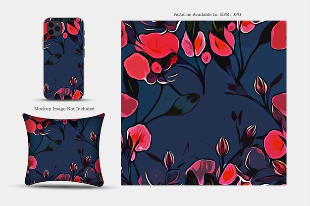 纺织品壁纸抱枕印花无缝贴图花纹图案