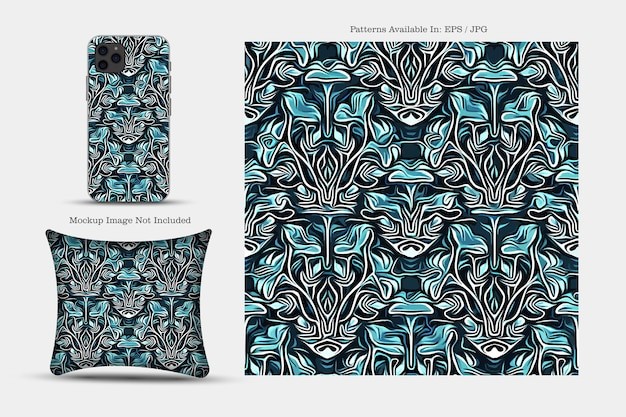 纺织品壁纸抱枕印花无缝贴图花纹图案