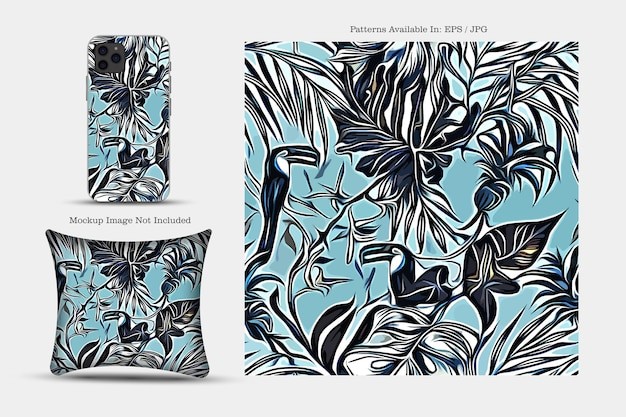 纺织品壁纸抱枕印花无缝贴图花纹图案