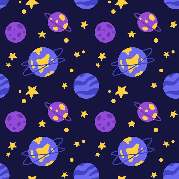 星球无缝贴图花纹图案