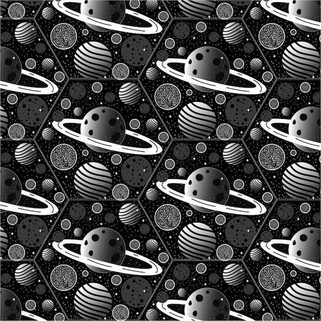 星球无缝贴图花纹图案