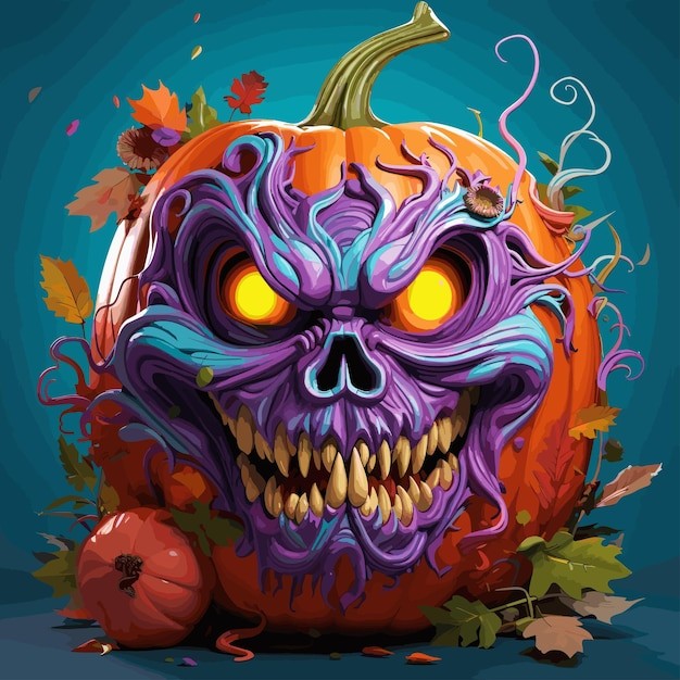 万圣节南瓜插画