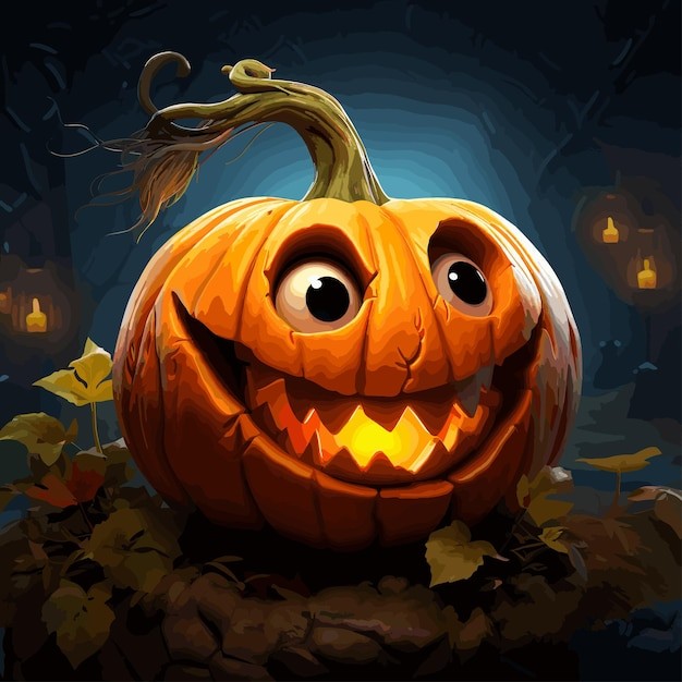 万圣节南瓜插画